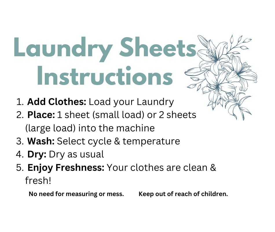 Laundry Detergent Sheets