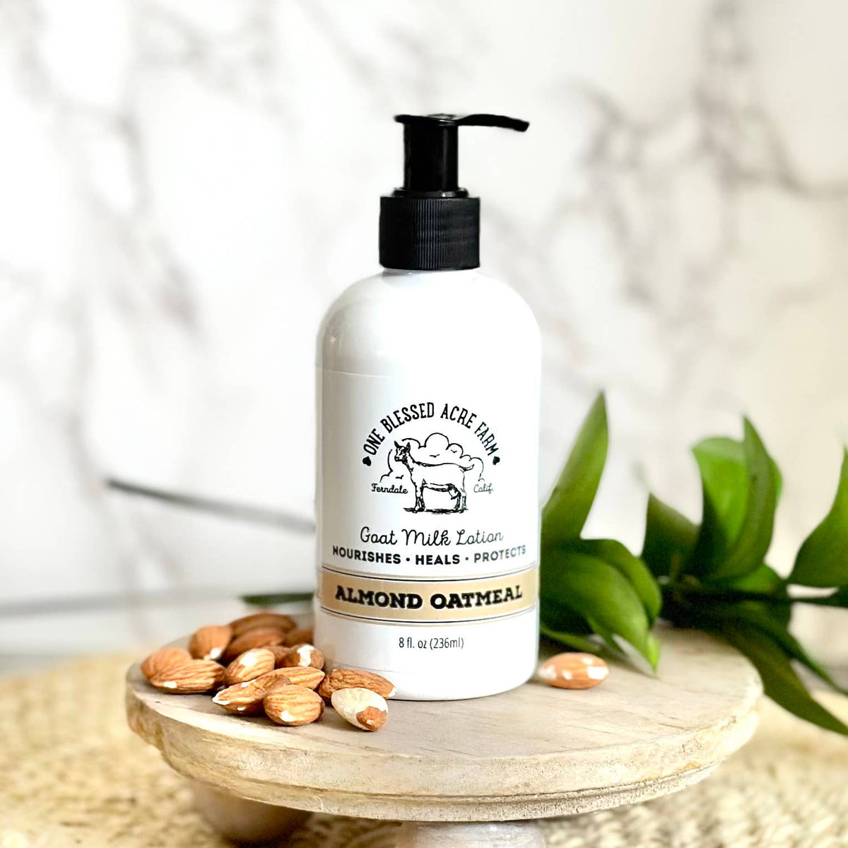 Almond Oatmeal Hydrating Goat Milk Lotion - 2 & 8 oz