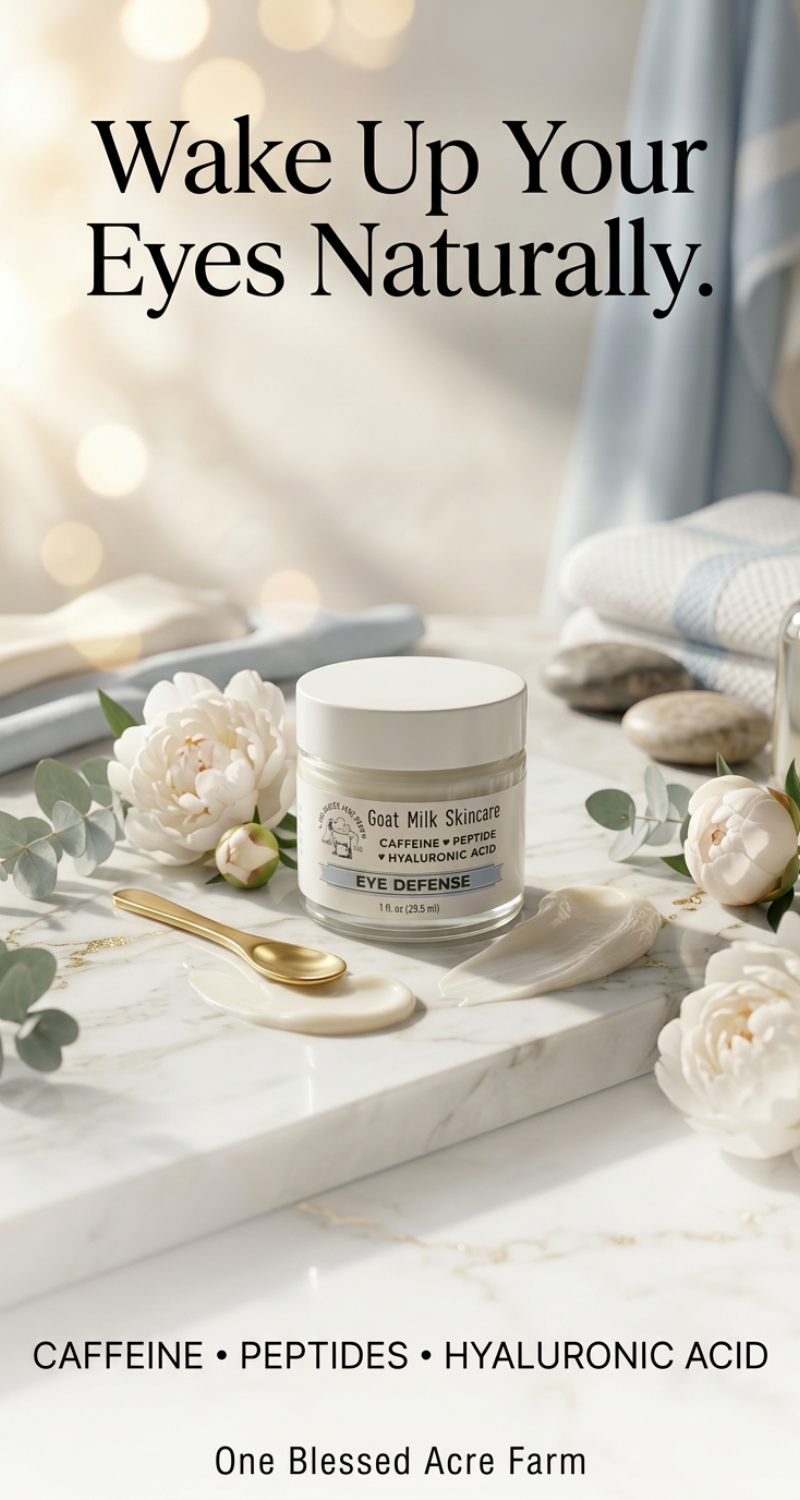 Brightening Goat Milk Eye Cream | Caffeine & Hyaluronic Acid