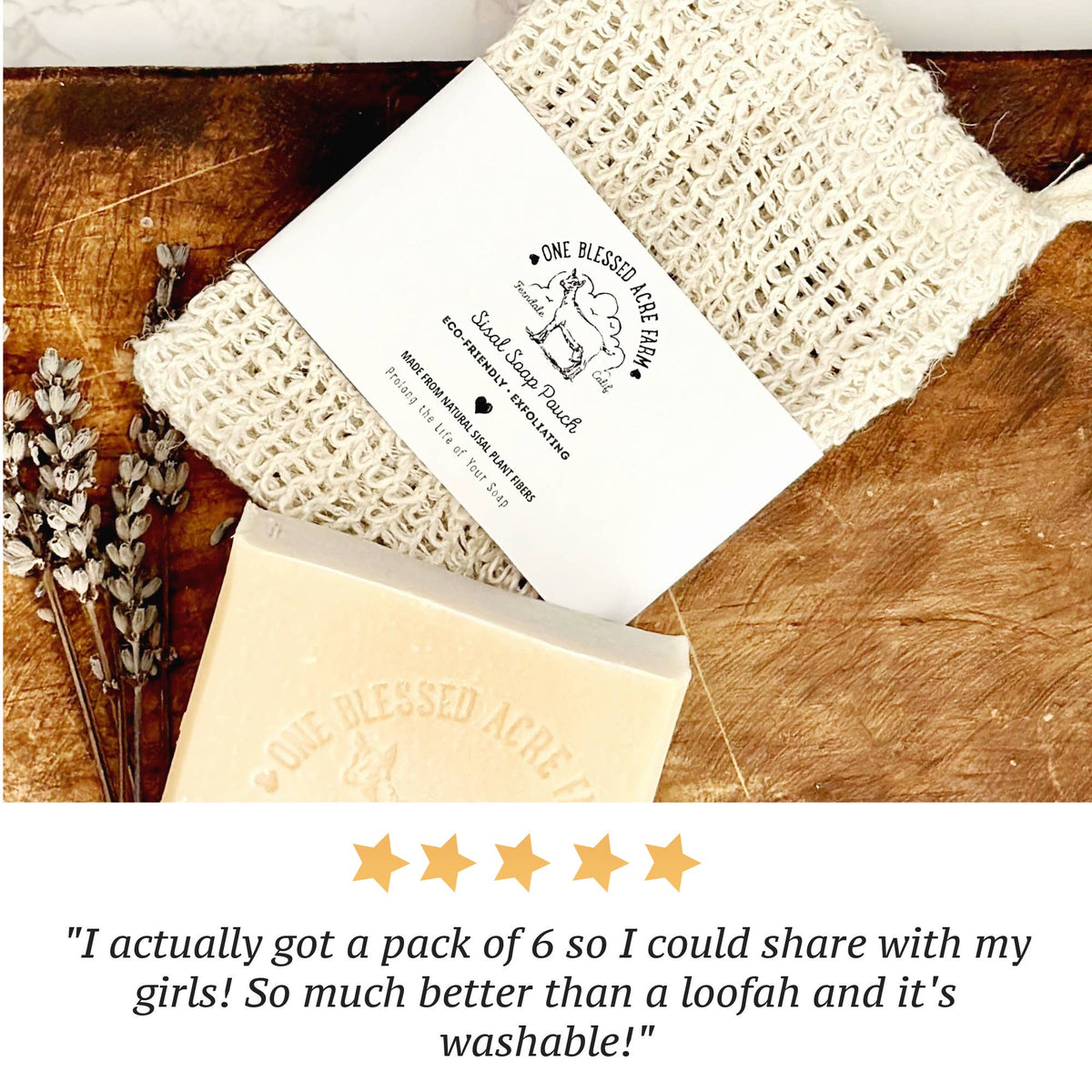 Sisal Soap Saver Bag, Zero Waste Soap Saver