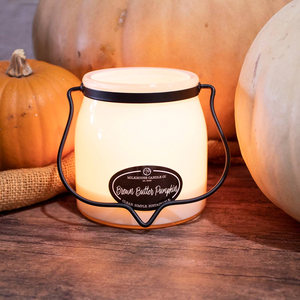 16 oz Butter Jar Candle: Brown Butter Pumpkin