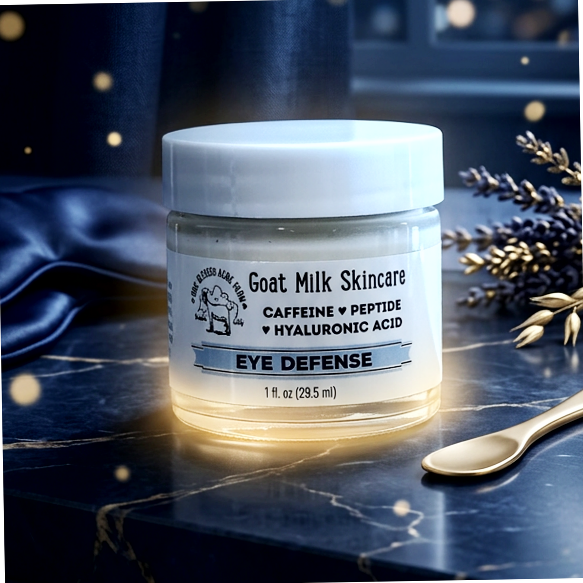 Brightening Goat Milk Eye Cream | Caffeine & Hyaluronic Acid