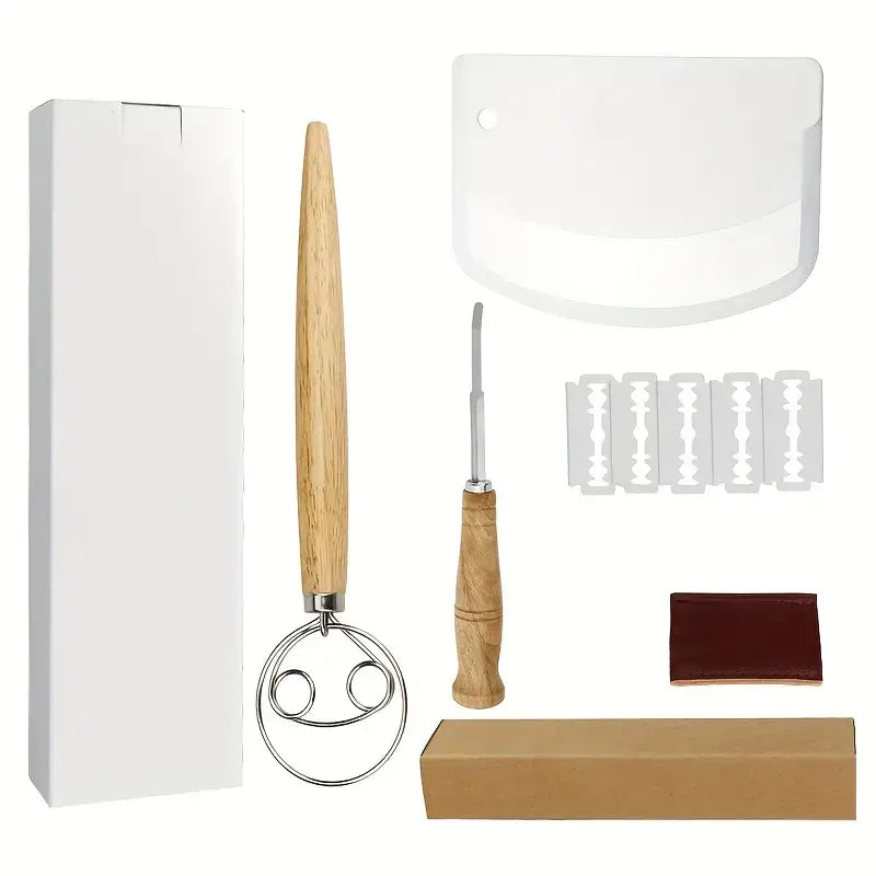 MEHIAZ Set, Bread Lame Danish Dough Whisk Kit