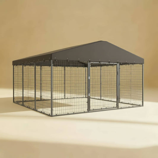 005 Outdoor Kennel | Galvanized Steel Foldable Design