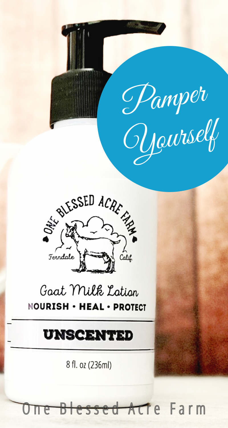 Unscented Goat Milk Lotion for Hand & Body - 2 and 8 ounce