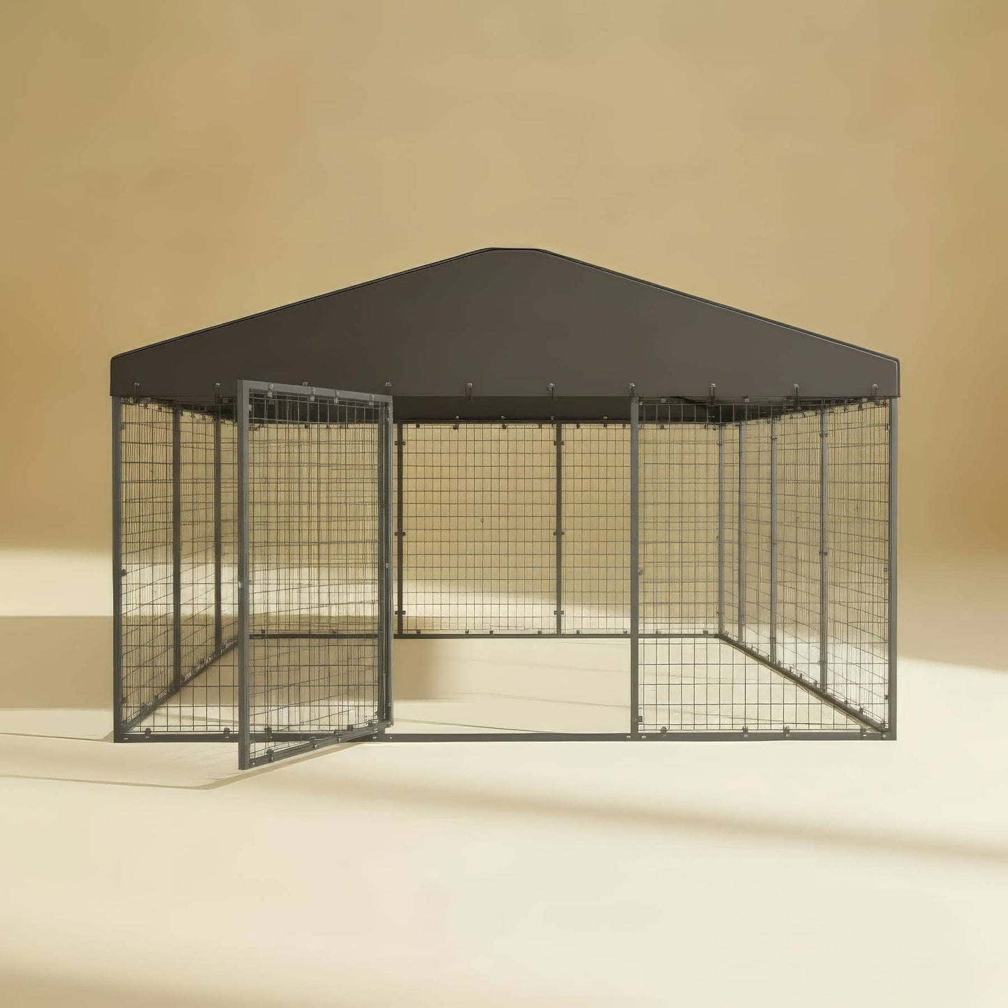 005 Outdoor Kennel | Galvanized Steel Foldable Design
