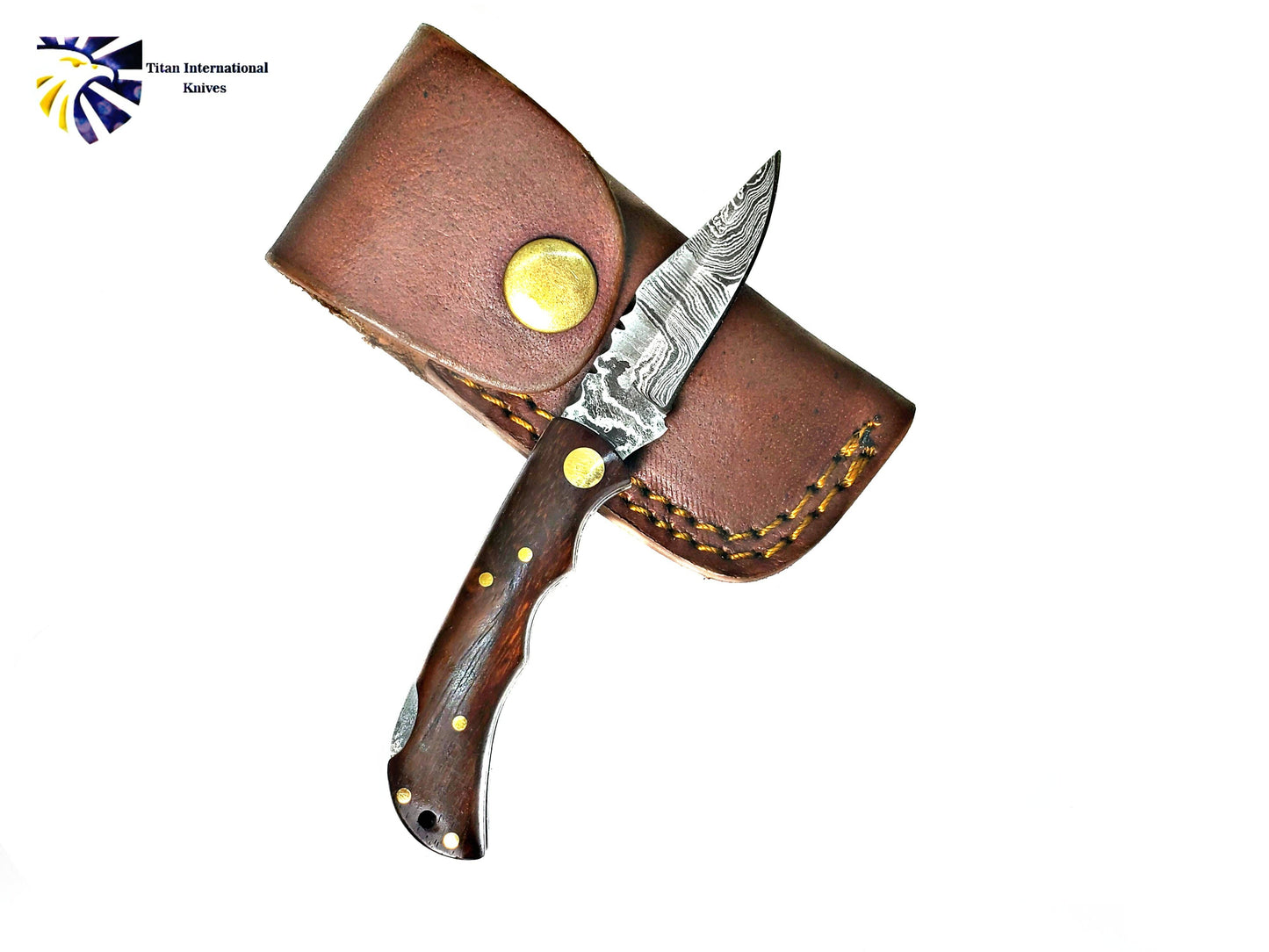 TF-003 Damascus Steel folding Knife EDC