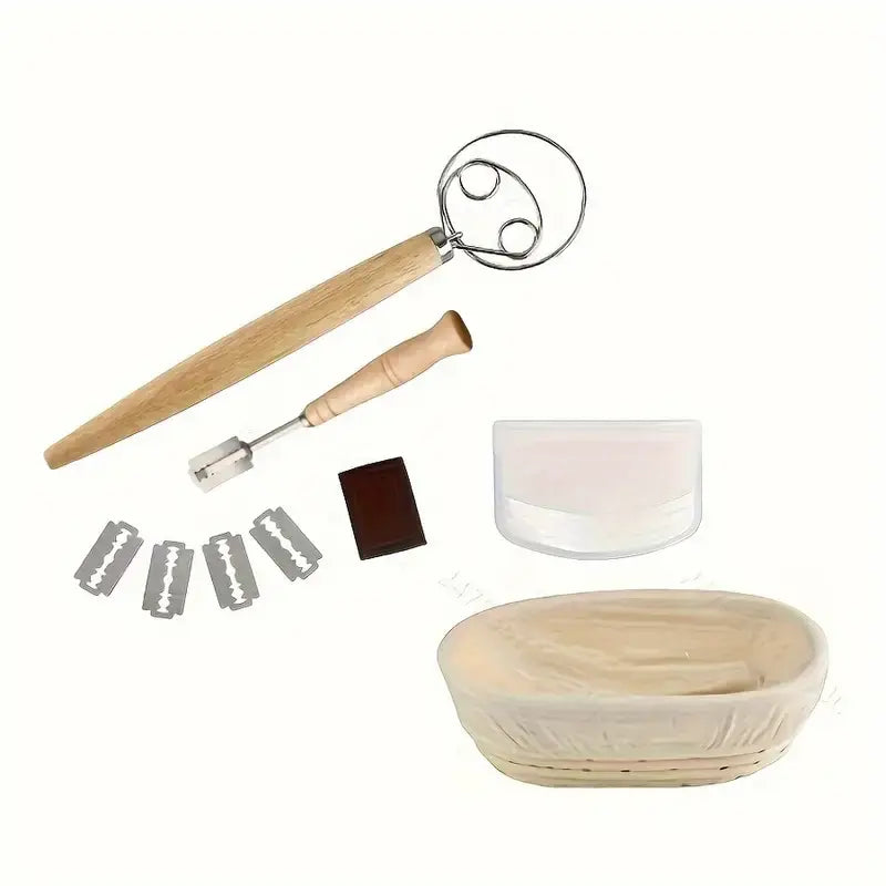 MEHIAZ Set, Bread Lame Danish Dough Whisk Kit