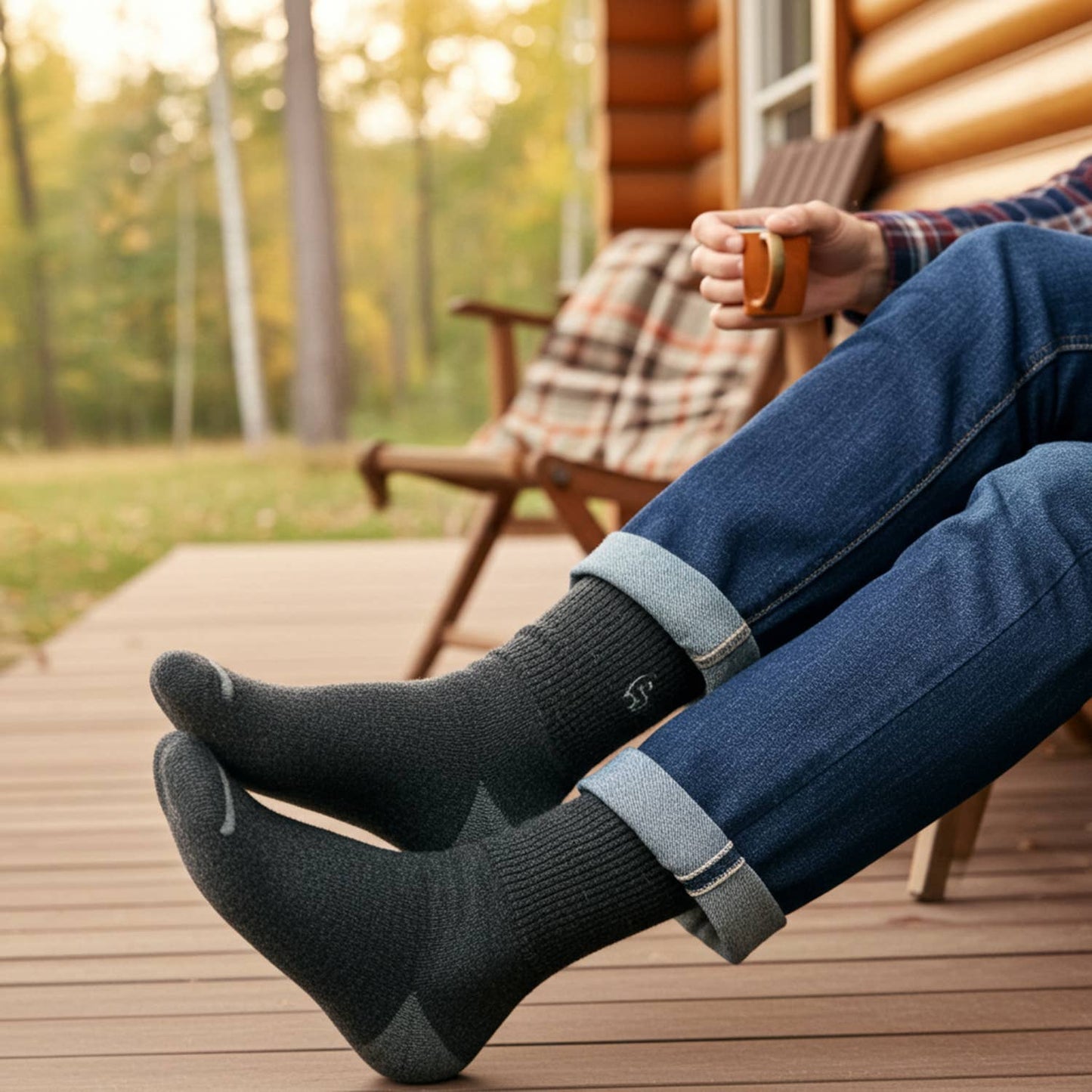 Alpaca Socks - Business - Black