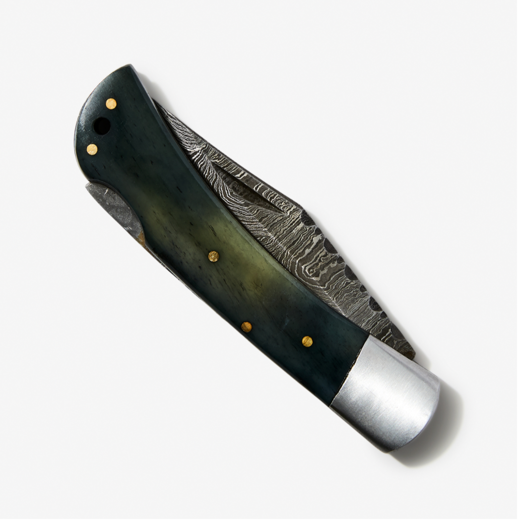 TF-029 Dyed Bone Folding Knife