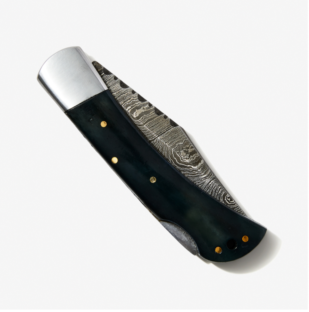 TF-029 Dyed Bone Folding Knife