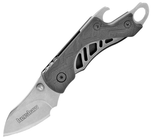 Kershaw Cinder Folding Knife 1.4" Stonewashed Blade Glass-Filled Nylon Handle