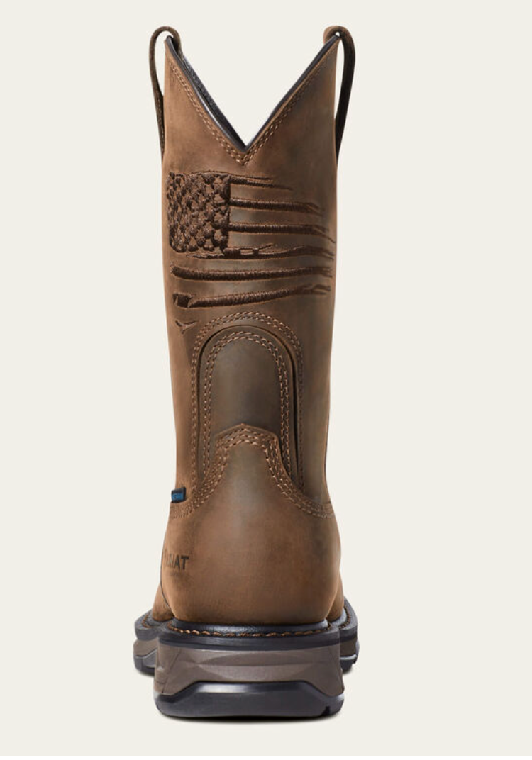 Ariat WorkHog XT Patriot Waterproof Carbon Toe Work Boot