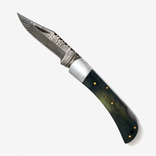 TF-029 Dyed Bone Folding Knife