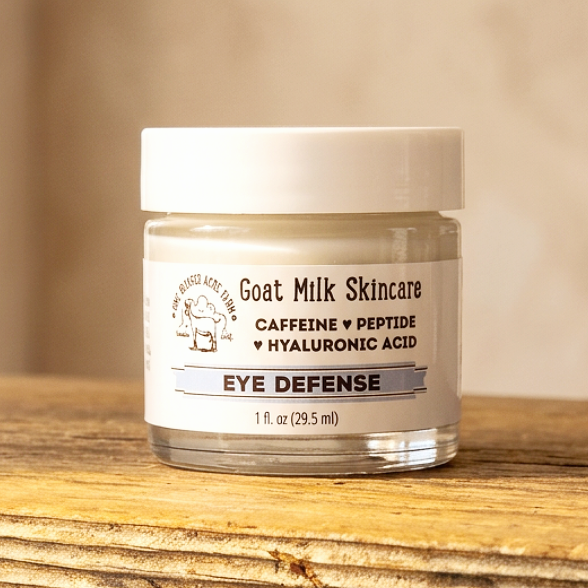 Brightening Goat Milk Eye Cream | Caffeine & Hyaluronic Acid