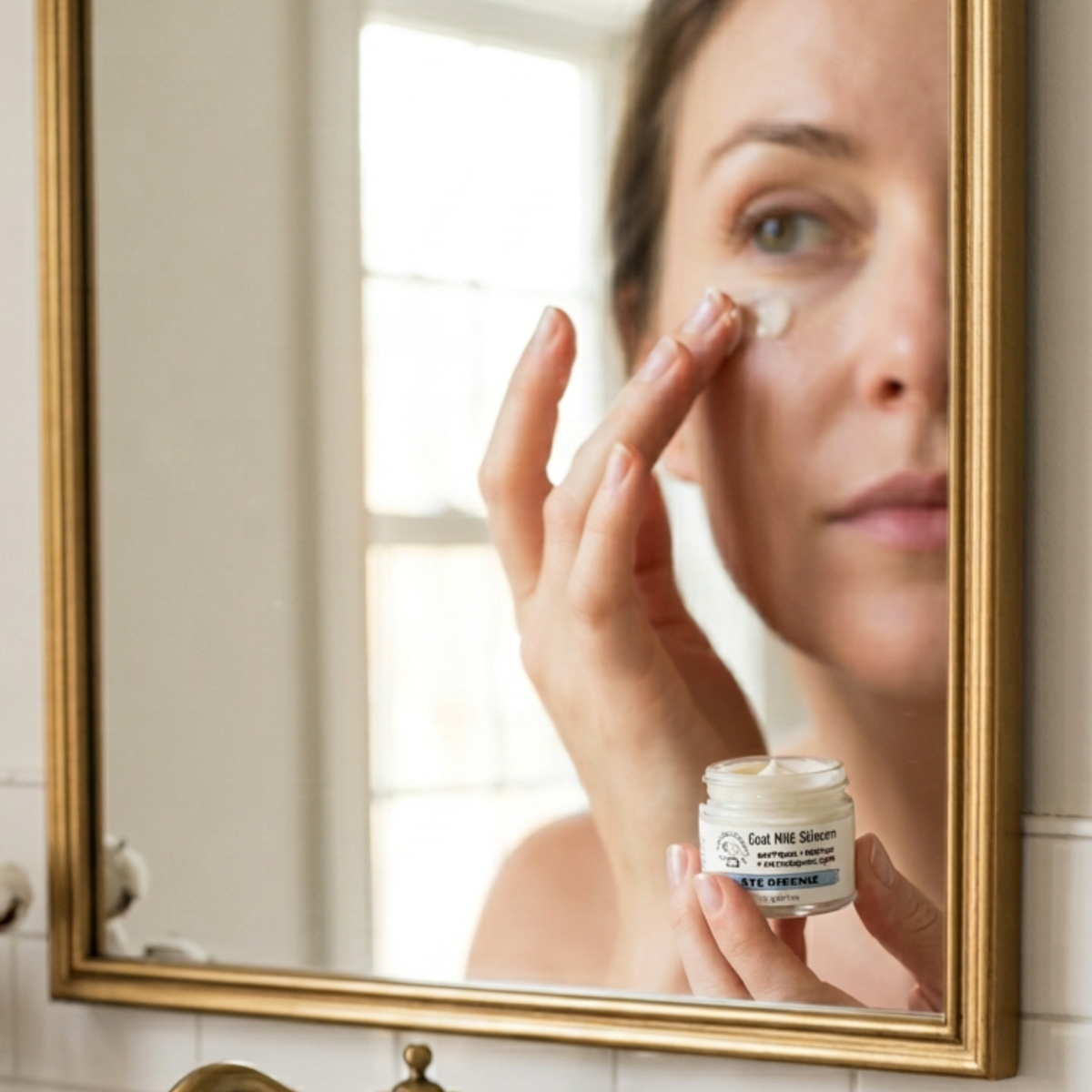 Brightening Goat Milk Eye Cream | Caffeine & Hyaluronic Acid