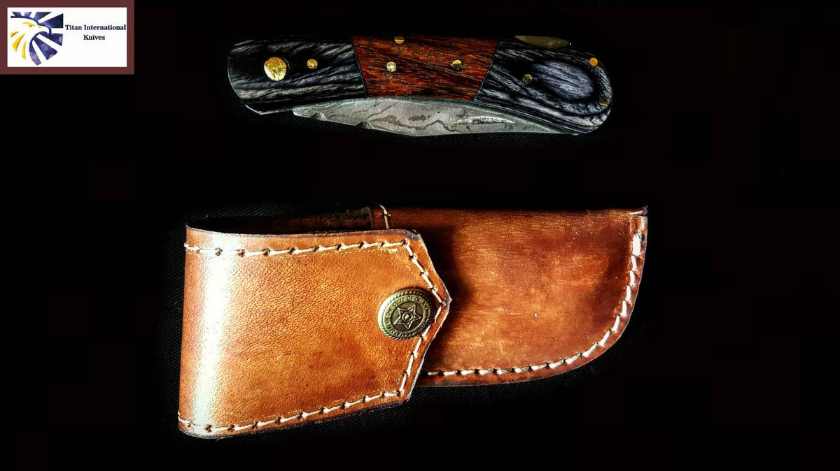 TF-009 / Damascus Steel EDC Pocket knife