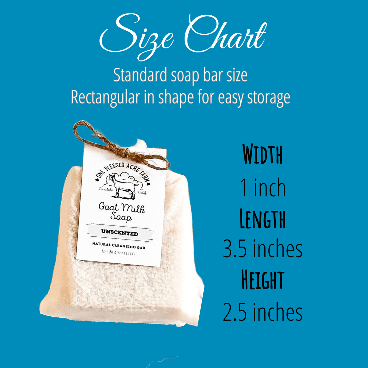 Unscented Goat Milk Bar Soap - 4.5 ounce