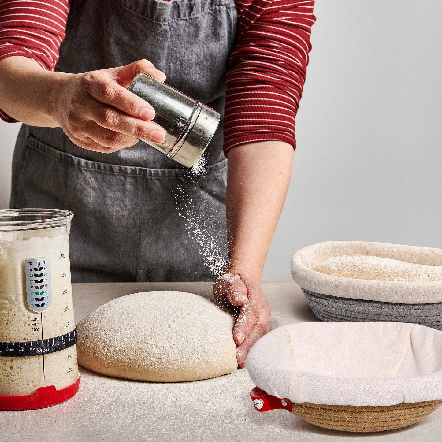 Oval & Round Cotton Rope Proofing Baskets