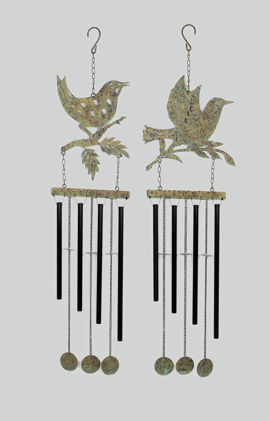 Metal Birds Wind Chime